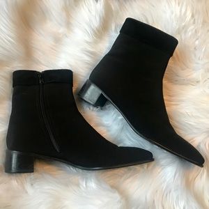 Stuart Weitzman black ankle boots